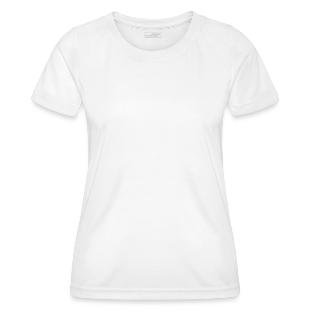 Frauen Funktions-T-Shirt - personalisierbar - weiß