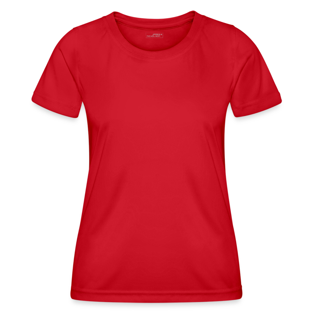 Frauen Funktions-T-Shirt - personalisierbar - Rot