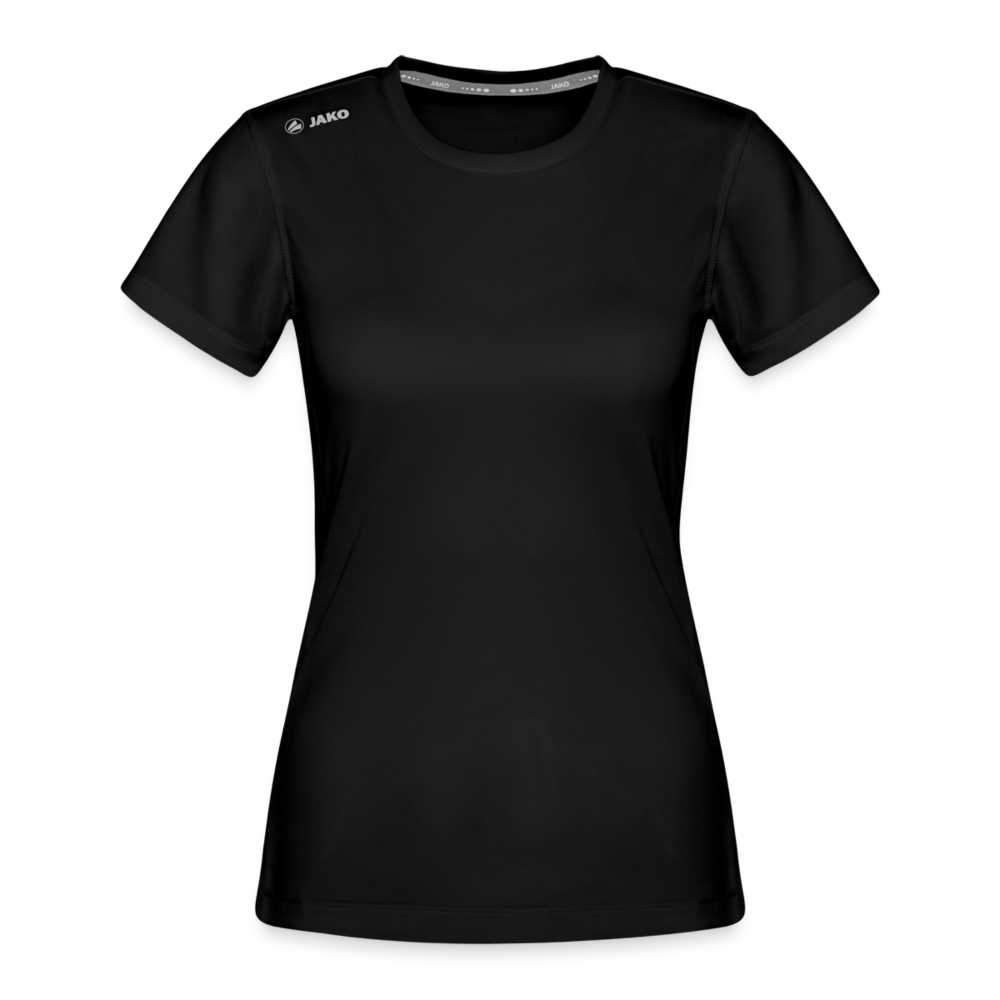 JAKO Frauen T-Shirt Run 2.0 - personalisierbar - Schwarz