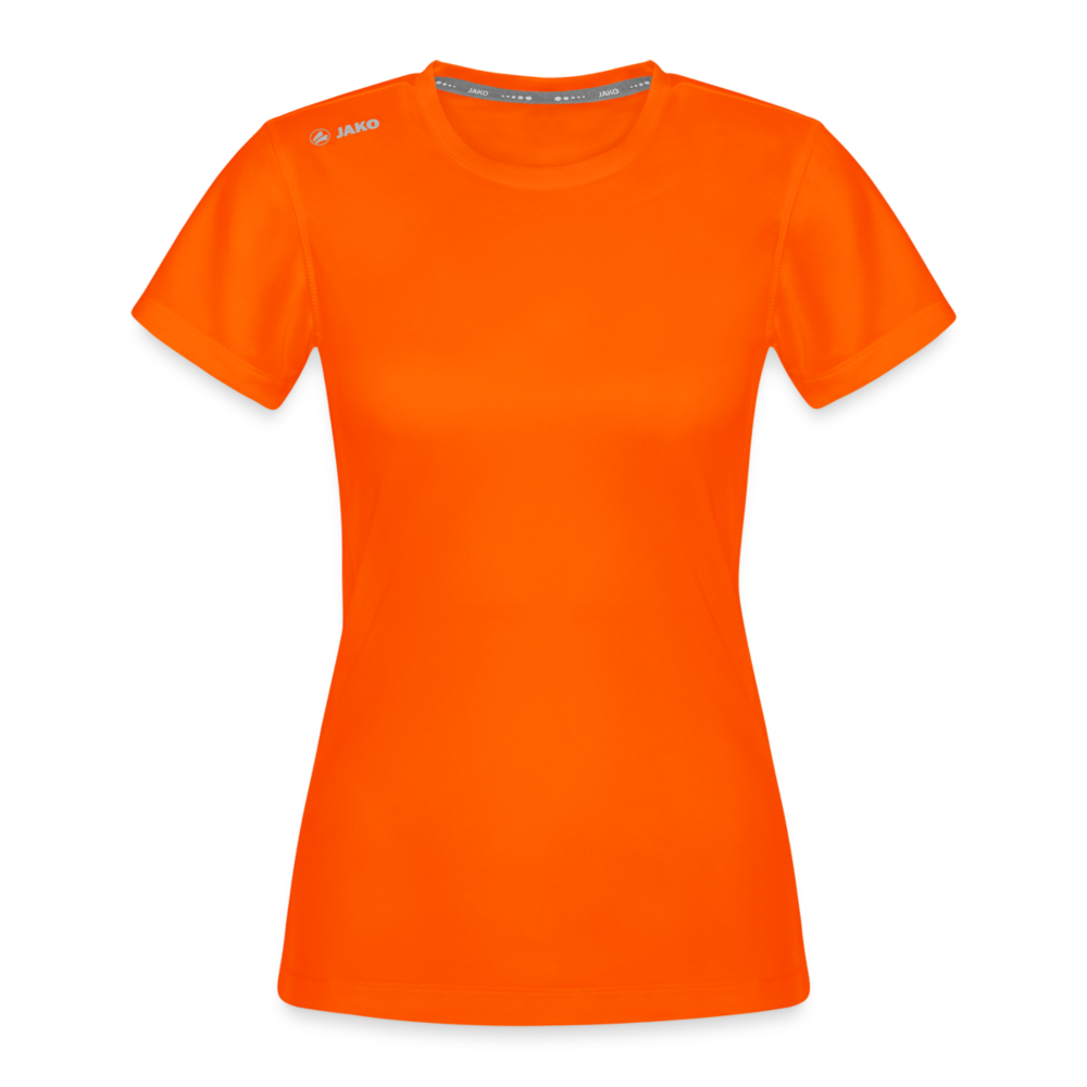 JAKO Frauen T-Shirt Run 2.0 - personalisierbar - Neonorange