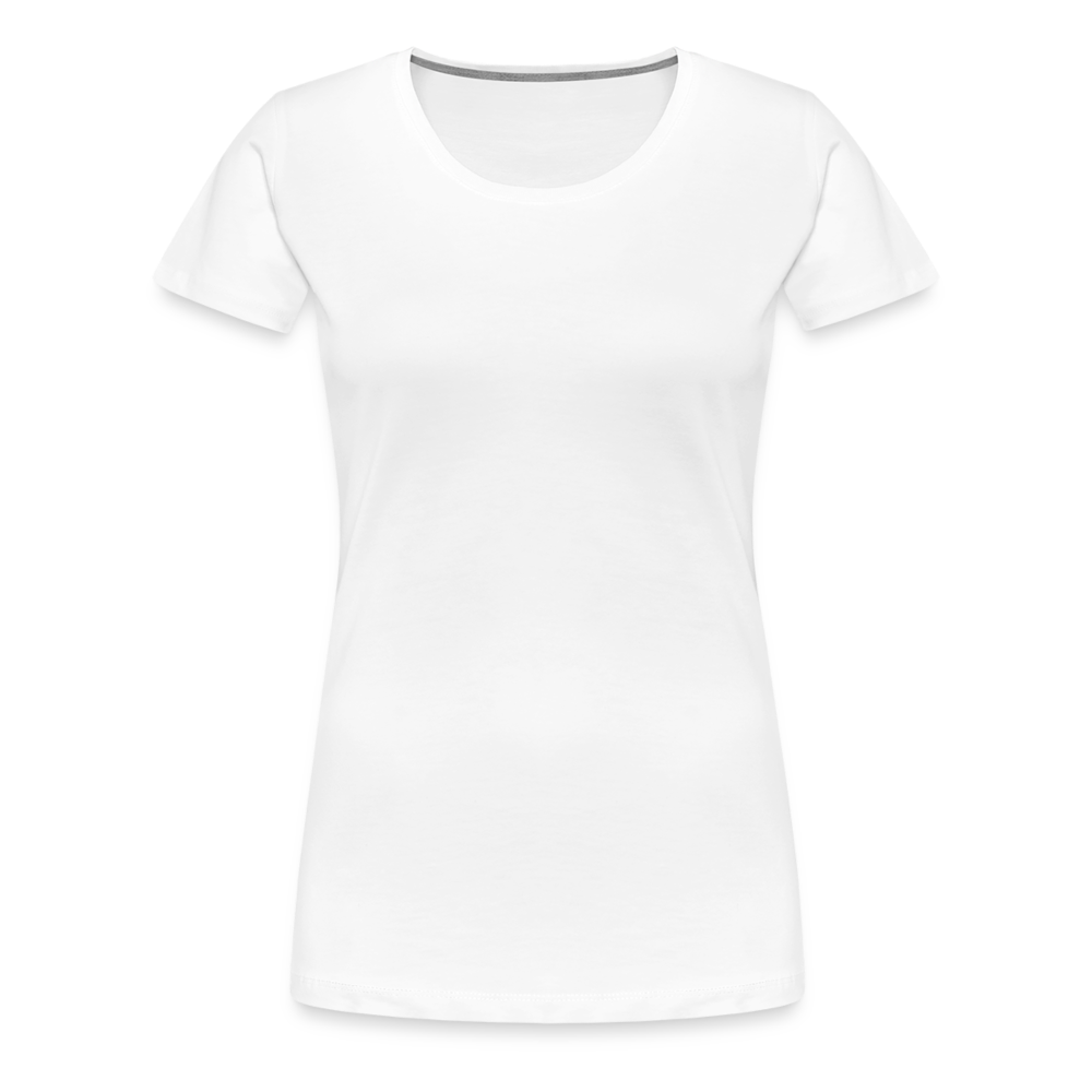 Frauen Premium T-Shirt - personalisierbar - weiß