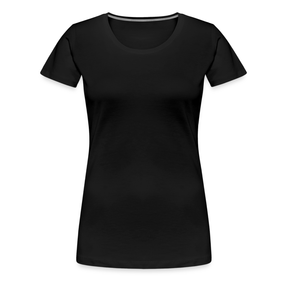 Frauen Premium T-Shirt - personalisierbar - Schwarz