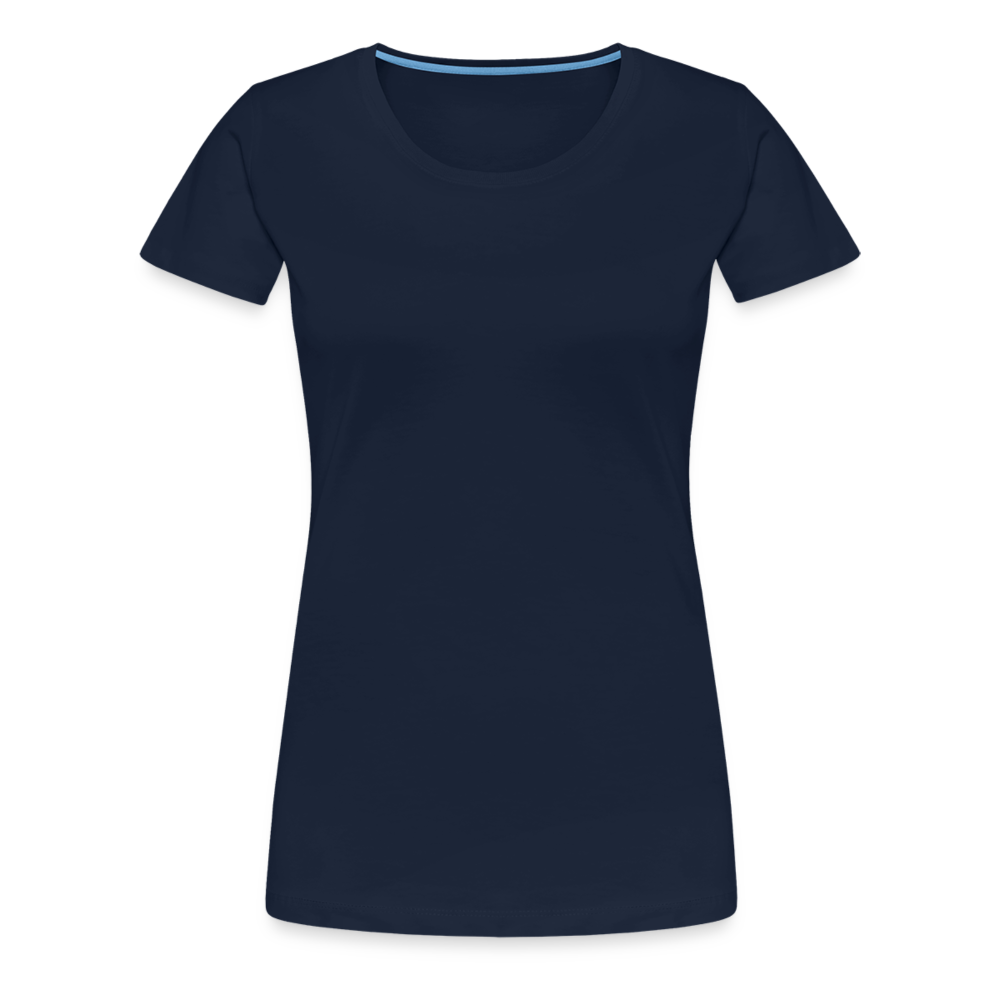 Frauen Premium T-Shirt - personalisierbar - Navy