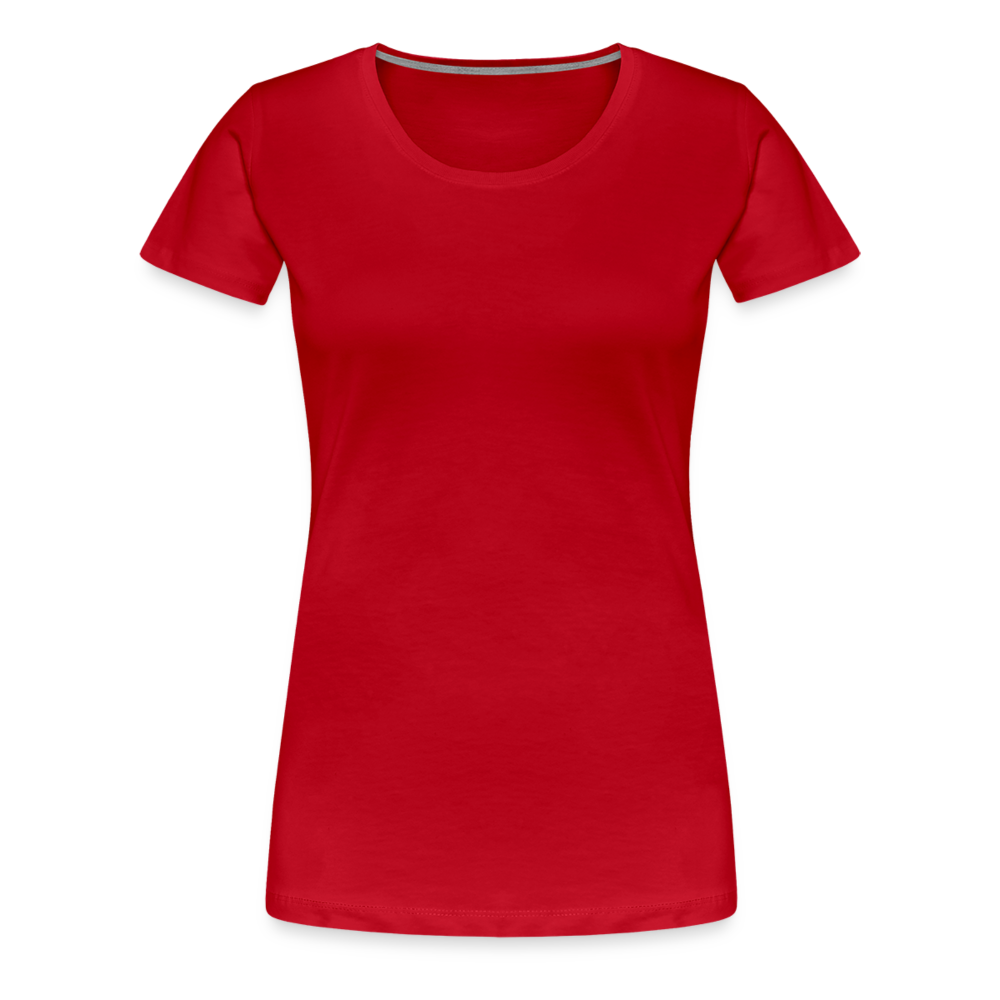 Frauen Premium T-Shirt - personalisierbar - Rot