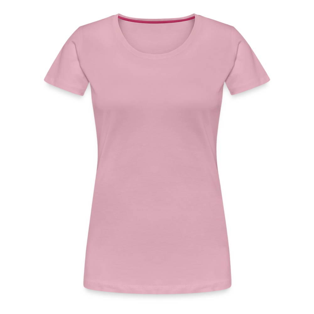 Frauen Premium T-Shirt - personalisierbar - Hellrosa