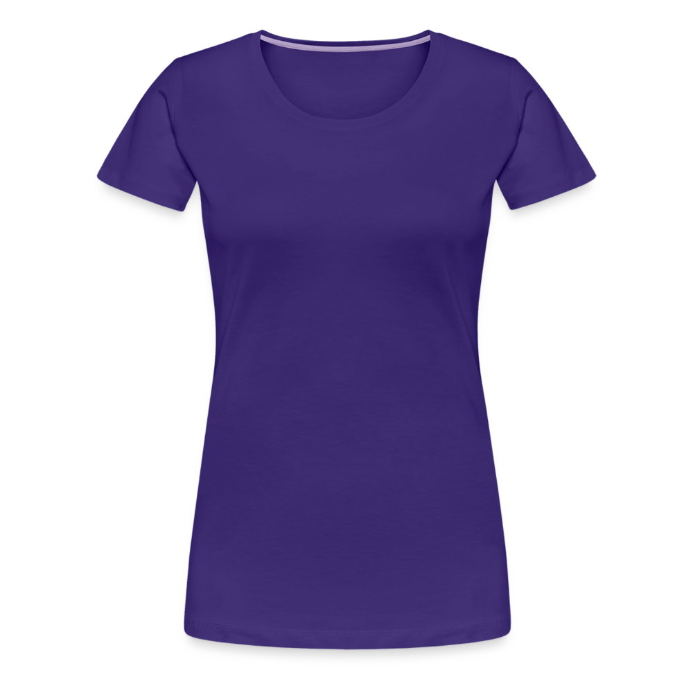 Frauen Premium T-Shirt - personalisierbar - Lila