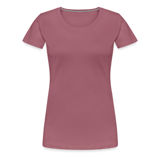 Frauen Premium T-Shirt - personalisierbar - Malve