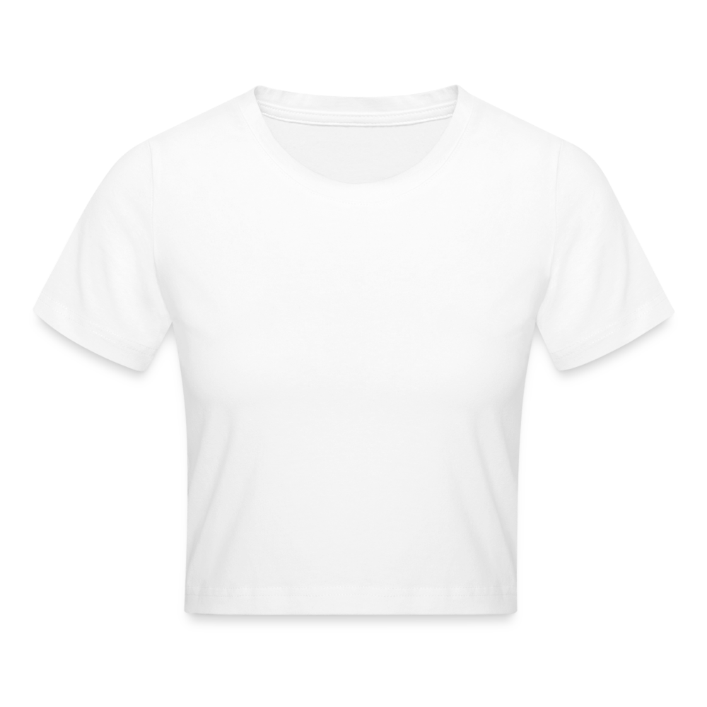 Cropped T-Shirt - personalisierbar - weiß