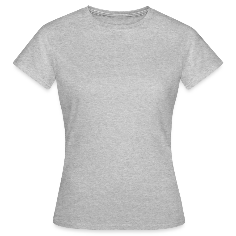 Frauen T-Shirt - personalisierbar - Grau meliert