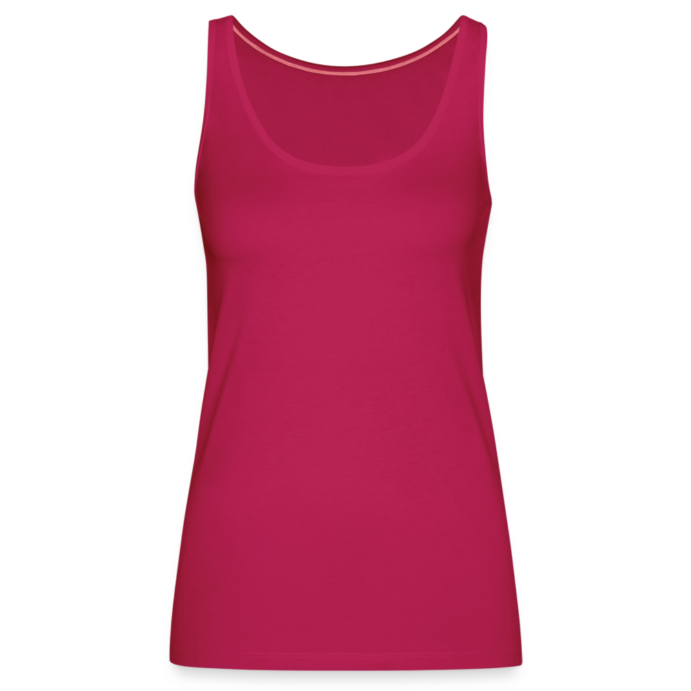 Frauen Premium Tank Top - personalisierbar - dunkles Pink