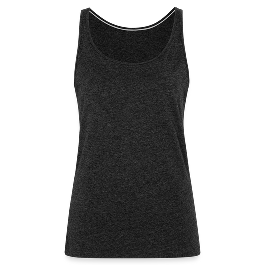 Frauen Premium Tank Top - personalisierbar - Anthrazit