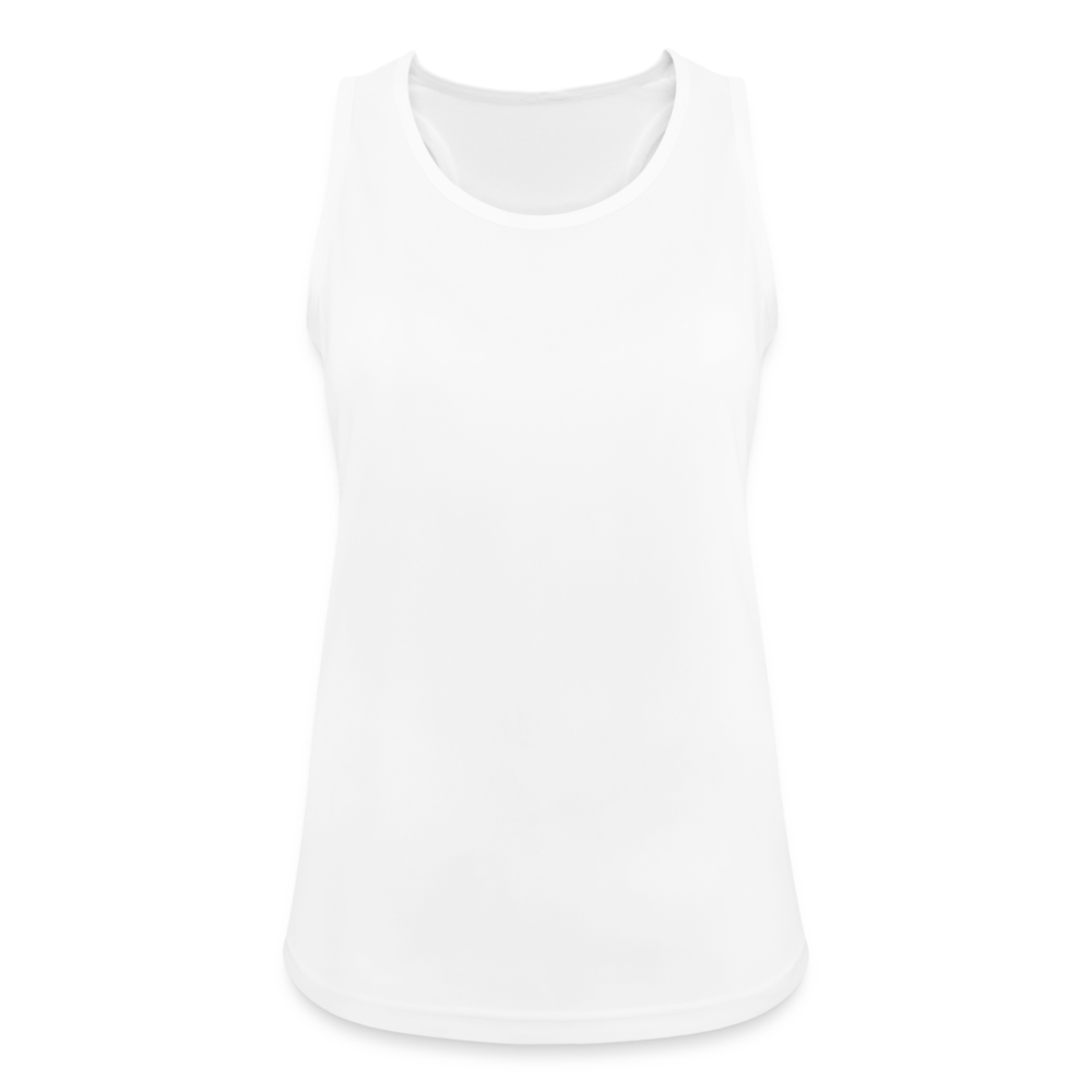 Frauen Tank Top atmungsaktiv - personalisierbar - weiß