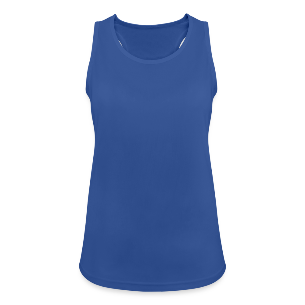 Frauen Tank Top atmungsaktiv - personalisierbar - Royalblau