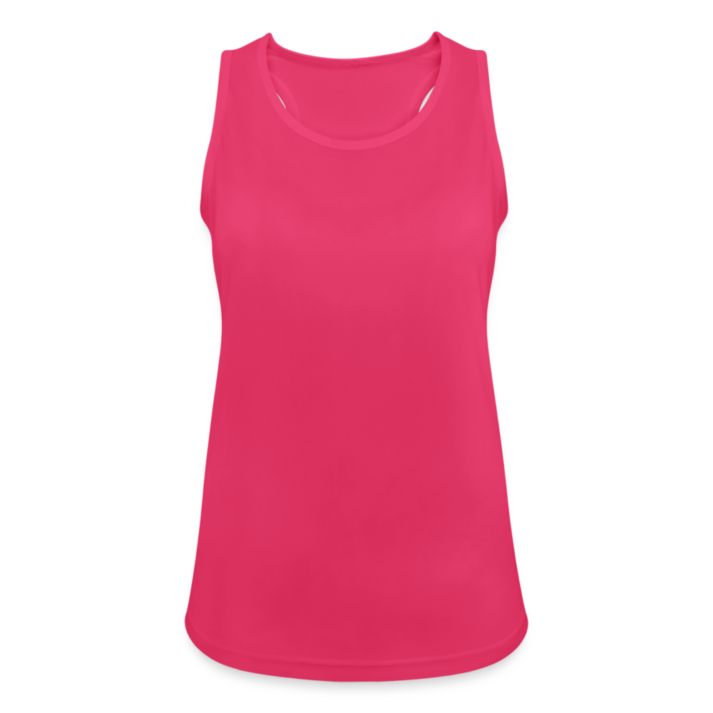 Frauen Tank Top atmungsaktiv - personalisierbar - Fuchsia