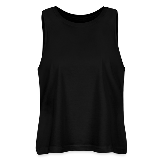 Stanley/Stella Frauen Cropped Bio Tank Top DANCER - personalisierbar - Schwarz