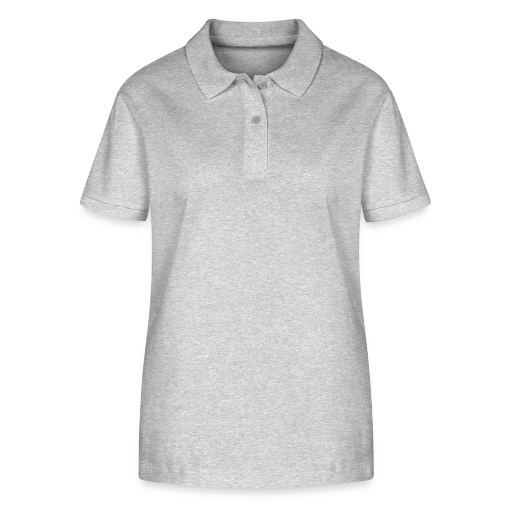 Stanley/Stella Frauen Bio-Poloshirt ELLISER - personalisierbar - Grau meliert