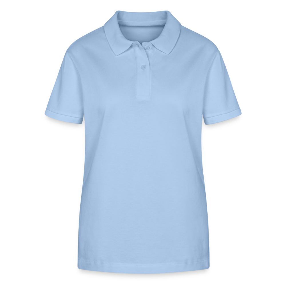 Stanley/Stella Frauen Bio-Poloshirt ELLISER - personalisierbar - sky Blue