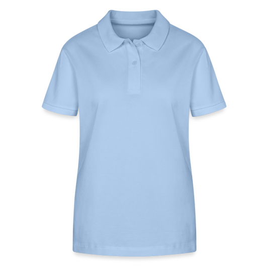 Stanley/Stella Frauen Bio-Poloshirt ELLISER - personalisierbar - sky Blue