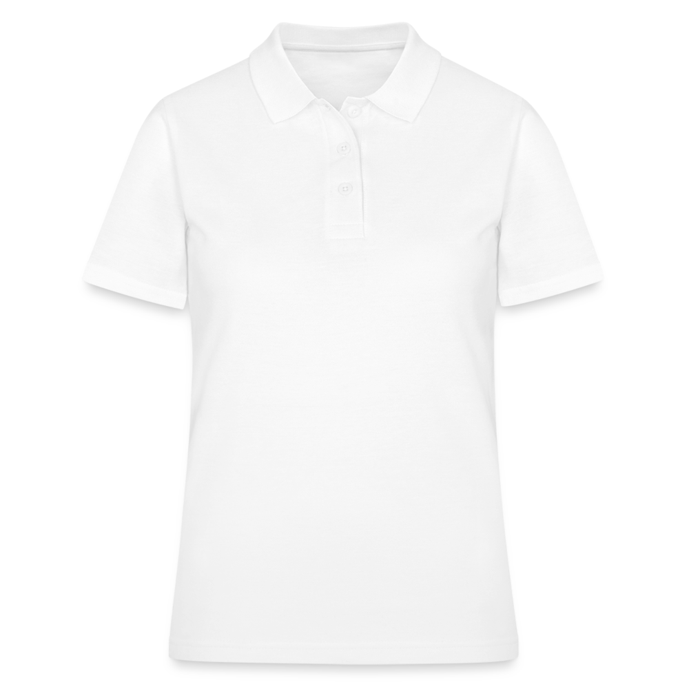 Frauen Polo Shirt - personalisierbar - weiß