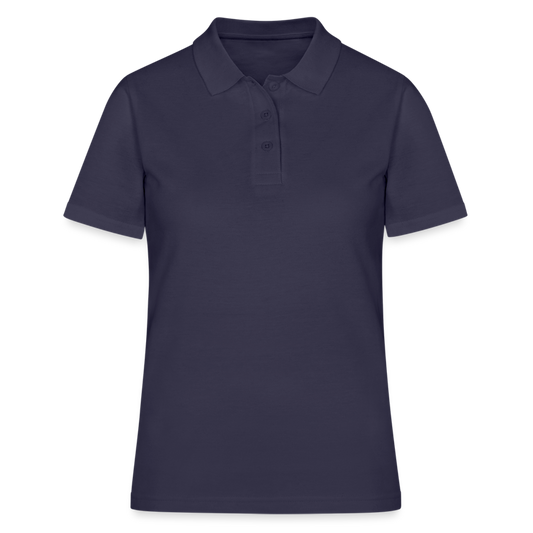 Frauen Polo Shirt - personalisierbar - Navy