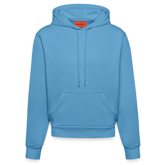 Organic Fitted Hoodie Made in EU - personalisierbar -  Sol Blue