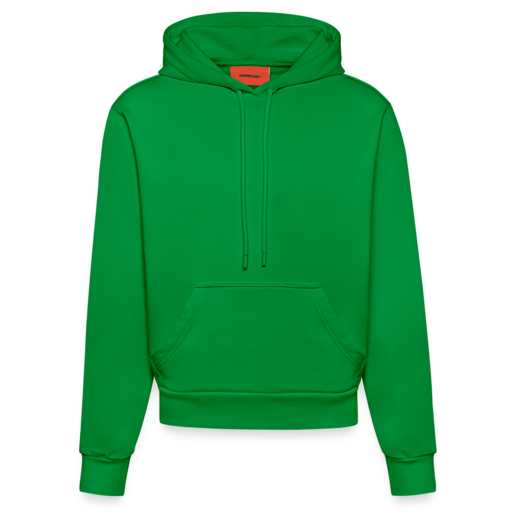 Organic Fitted Hoodie Made in EU - personalisierbar - City Green