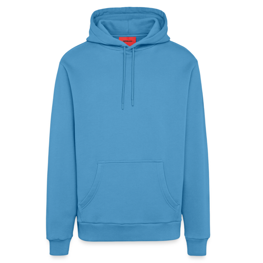 Organic Relaxed Hoodie Made in EU - personalisierbar -  Sol Blue