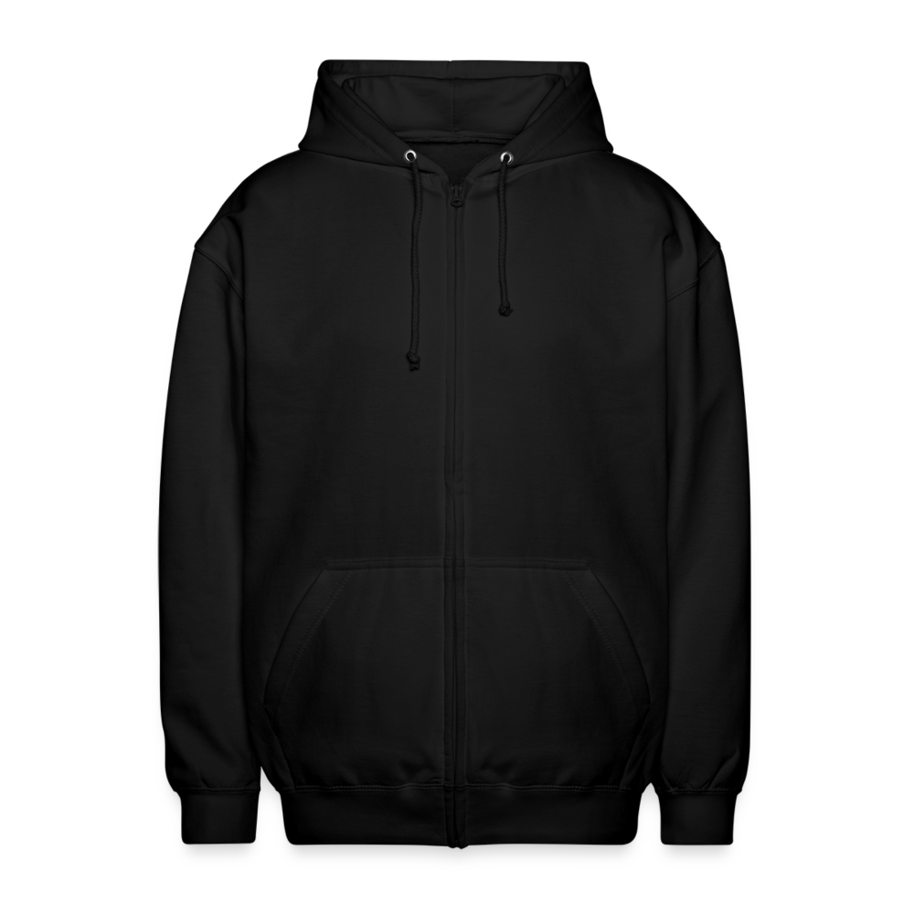 Unisex Kapuzenjacke - personalisierbar - Schwarz