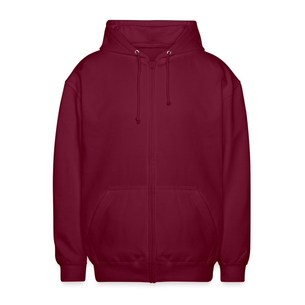 Unisex Kapuzenjacke - personalisierbar - Bordeaux