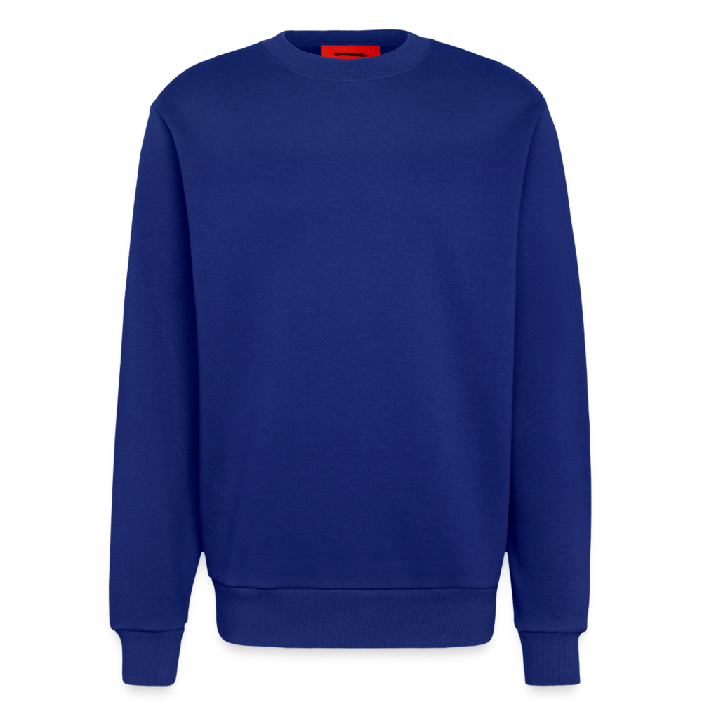 Organic Relaxed Crew Neck Made in EU - personalisierbar - Iconic Blue