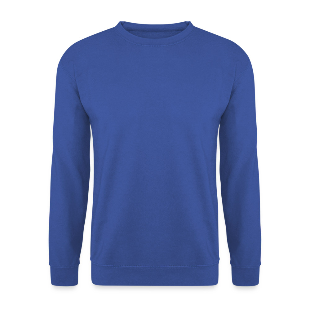 Unisex Pullover - personalisierbar - Royalblau