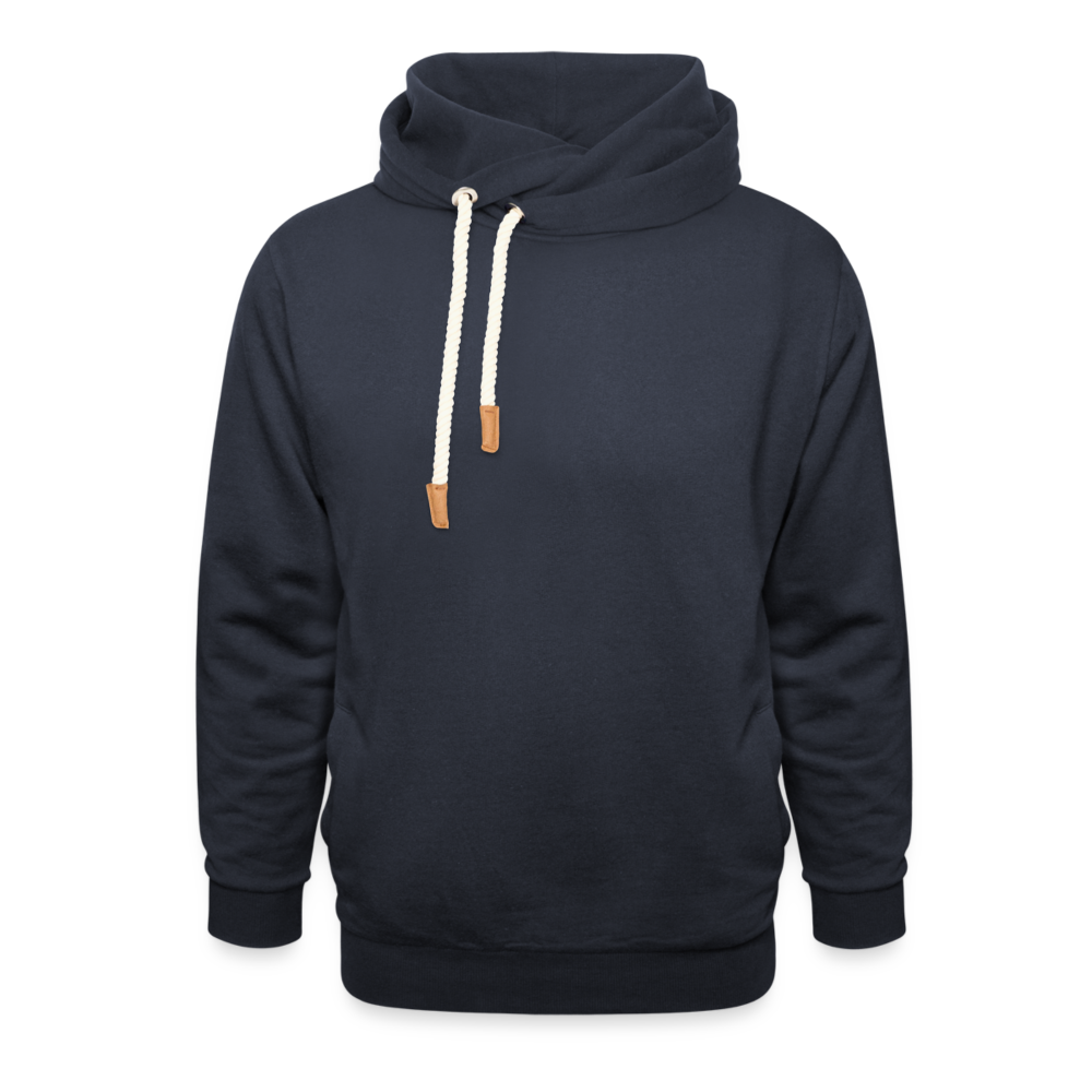 Unisex Schalkragen Hoodie - personalisierbar - Navy