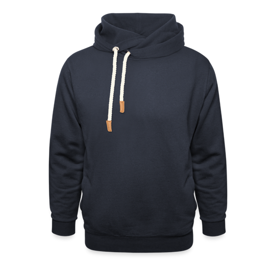 Unisex Schalkragen Hoodie - personalisierbar - Navy