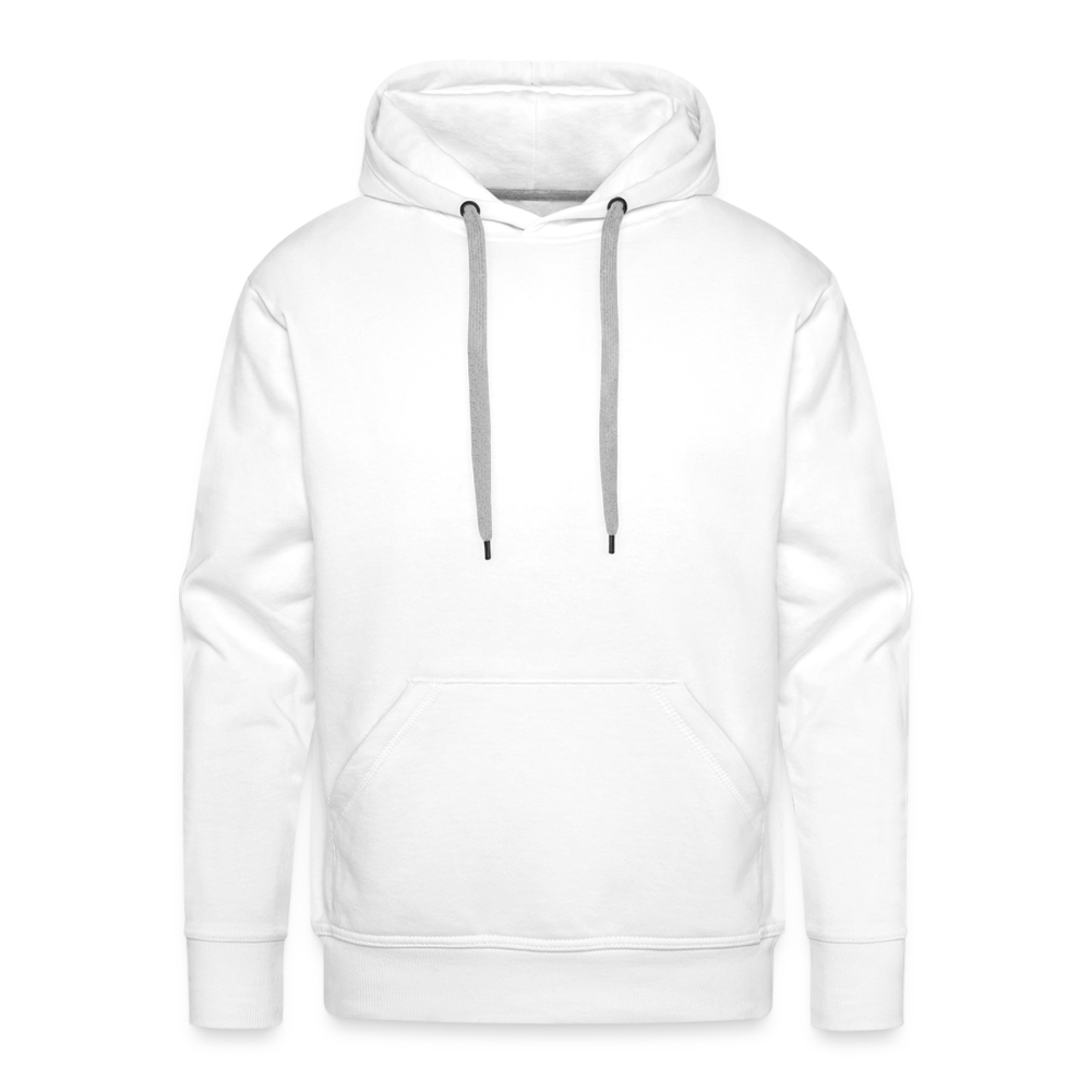 Männer Premium Hoodie - personalisierbar - weiß