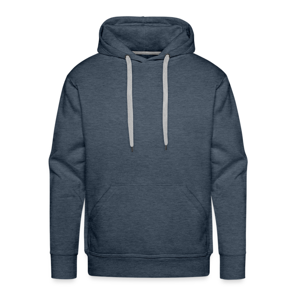 Männer Premium Hoodie - personalisierbar - Jeansblau