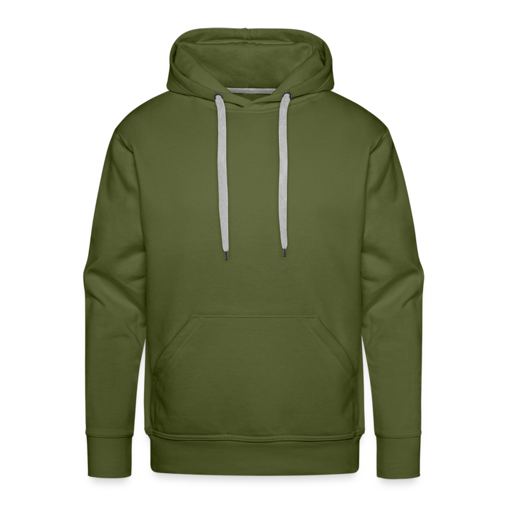 Männer Premium Hoodie - personalisierbar - Olivgrün