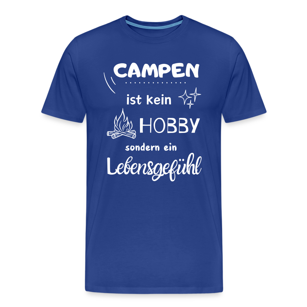 Männer Premium T-Shirt - Campen Lebensgefühl - Königsblau