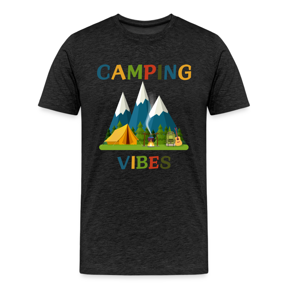 Männer Premium T-Shirt - Camping Vibes - Anthrazit