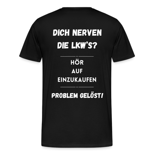 Männer Premium T-Shirt - Problem gelöst - Schwarz