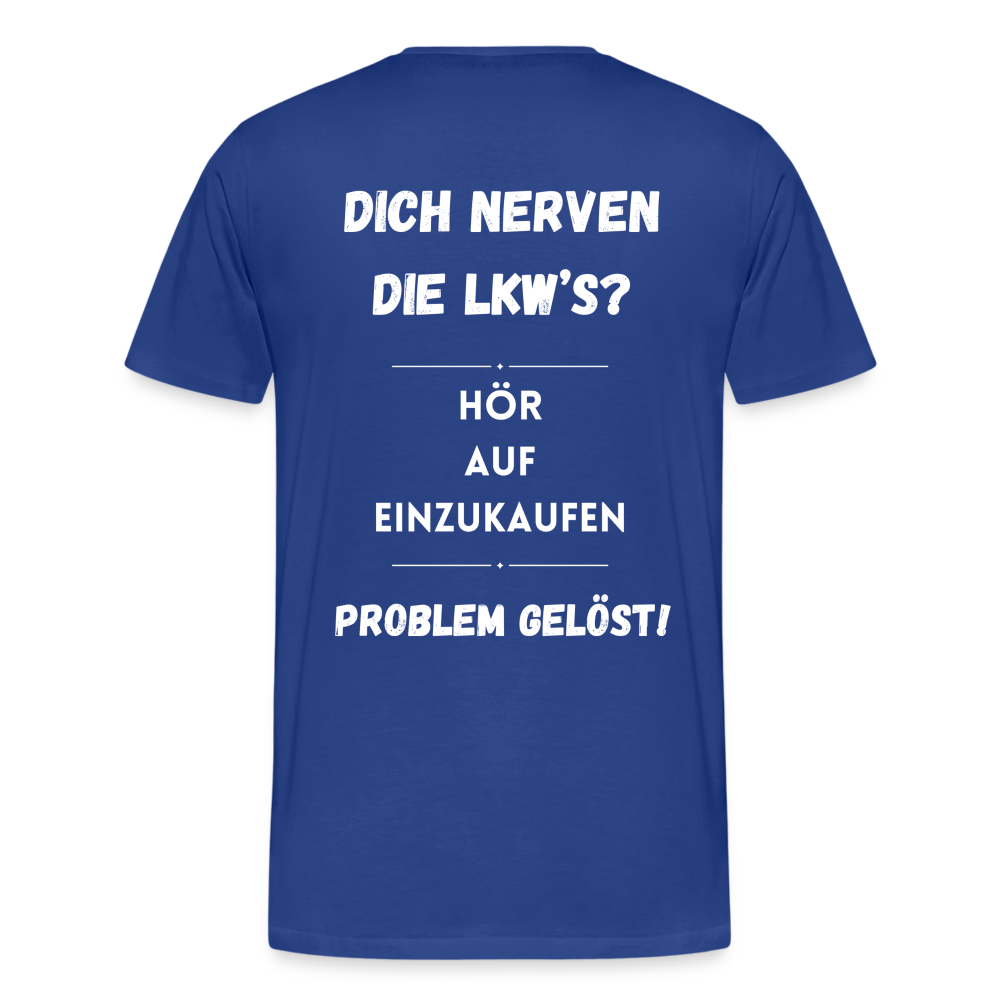 Männer Premium T-Shirt - Problem gelöst - Königsblau