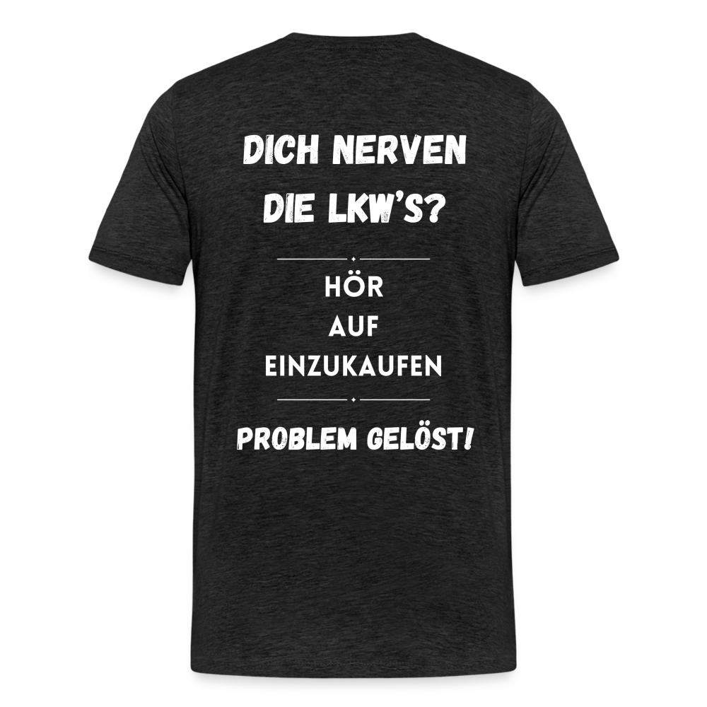 Männer Premium T-Shirt - Problem gelöst - Anthrazit