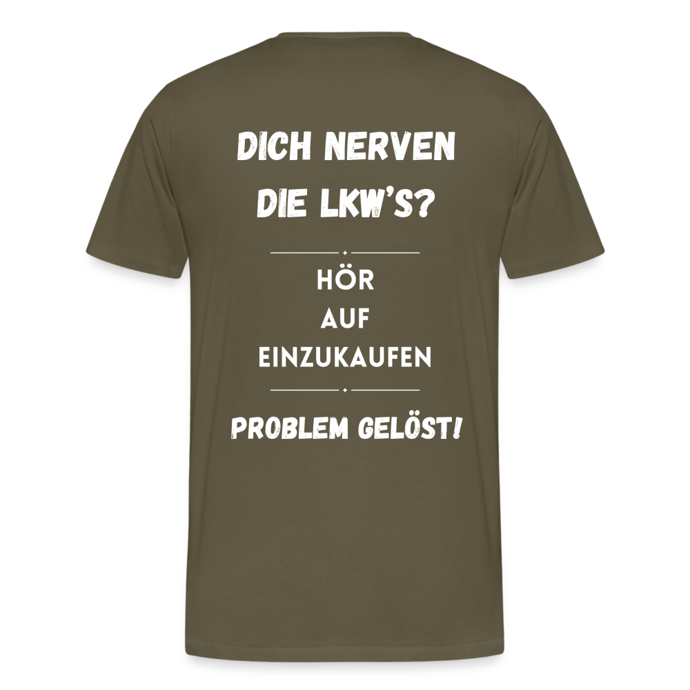 Männer Premium T-Shirt - Problem gelöst - Khaki