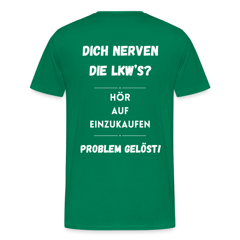 Männer Premium T-Shirt - Problem gelöst - Kelly Green