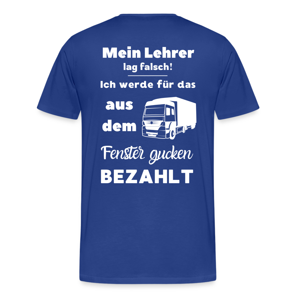 Männer Premium T-Shirt - Mein Lehrer - Königsblau