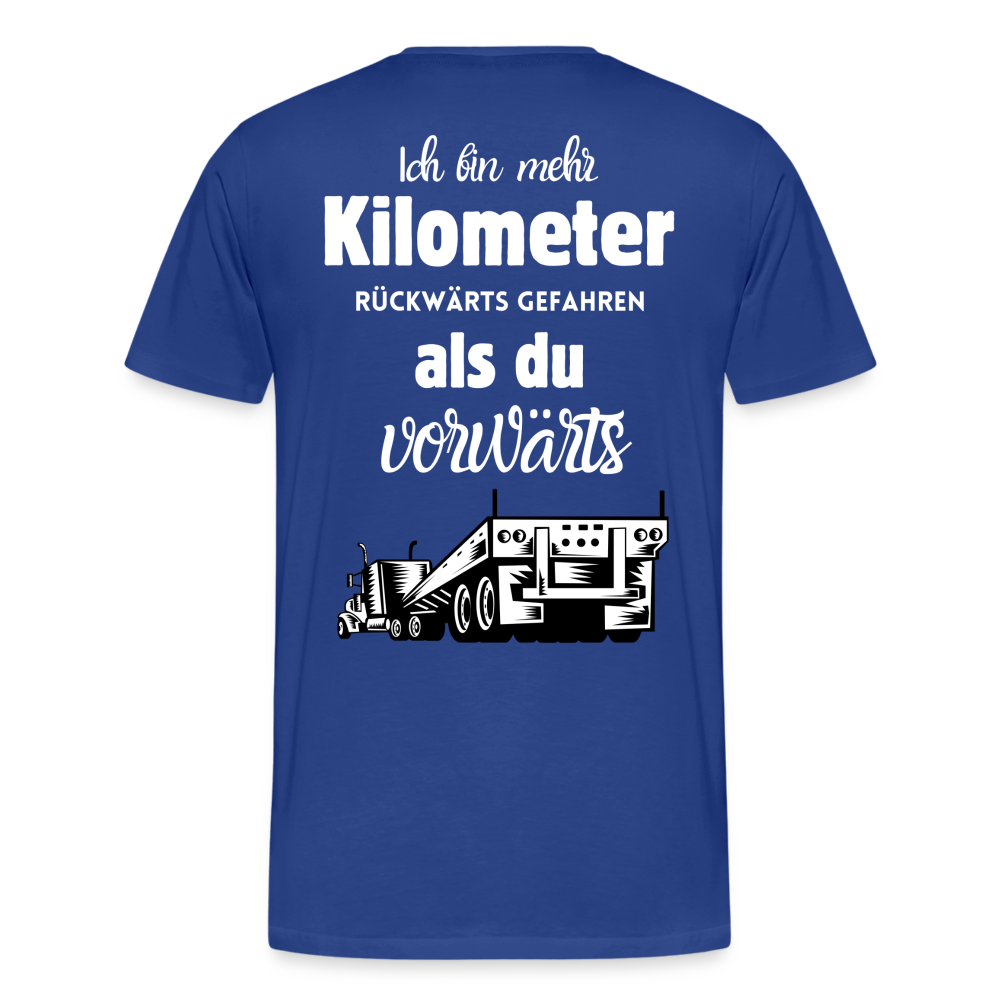 Männer Premium T-Shirt - Mehr Kilometer - Königsblau