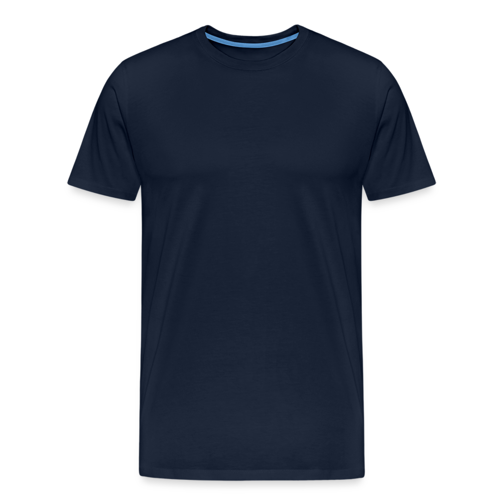 Männer Premium T-Shirt - Mehr Kilometer - Navy