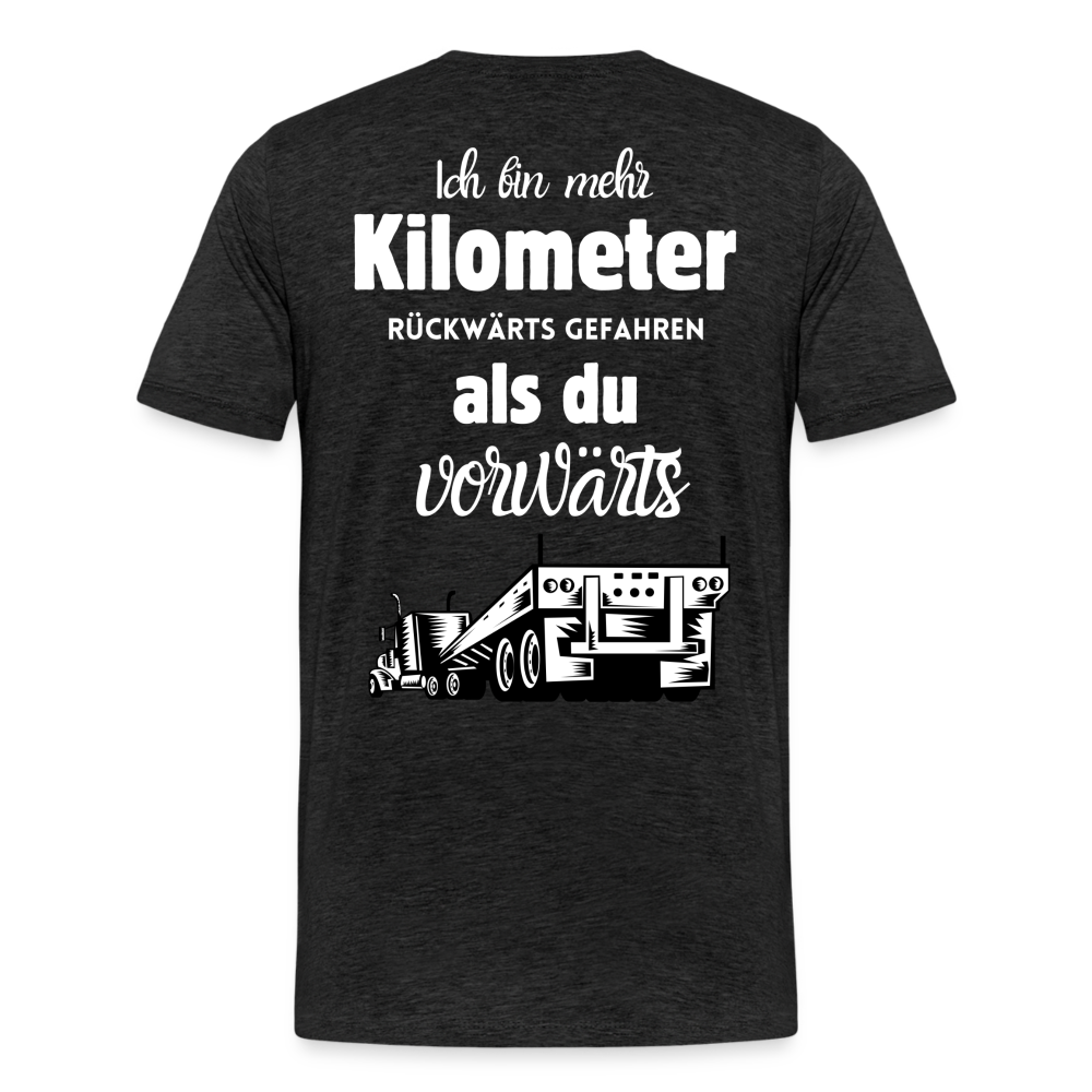 Männer Premium T-Shirt - Mehr Kilometer - Anthrazit