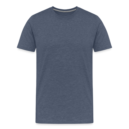 Männer Premium T-Shirt - Dienstwagen - Blau meliert