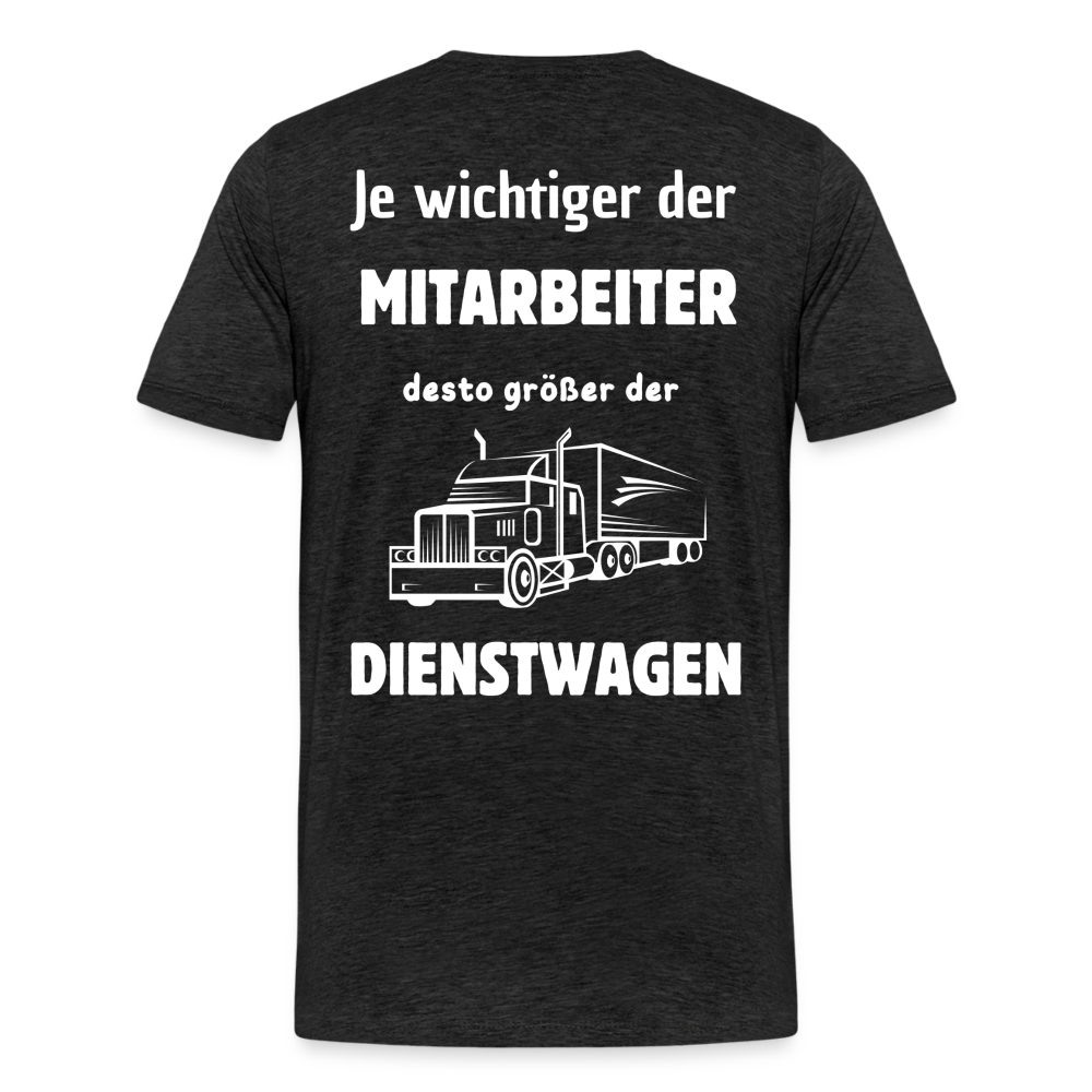 Männer Premium T-Shirt - Dienstwagen - Anthrazit