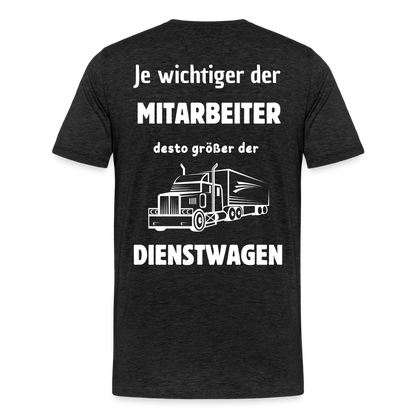 Männer Premium T-Shirt - Dienstwagen - Anthrazit